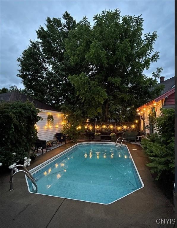 18 Avery Pl, Utica, NY 13502 - view of pool with a fenced backyard and a patio area