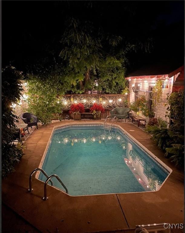 18 Avery Pl, Utica, NY 13502 - outdoor pool featuring a patio area and a fenced backyard