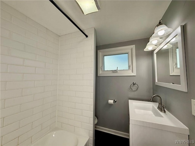 101 Spruce St, Lackawanna, NY 14218 - bathroom with toilet, shower / bathtub combination, and vanity