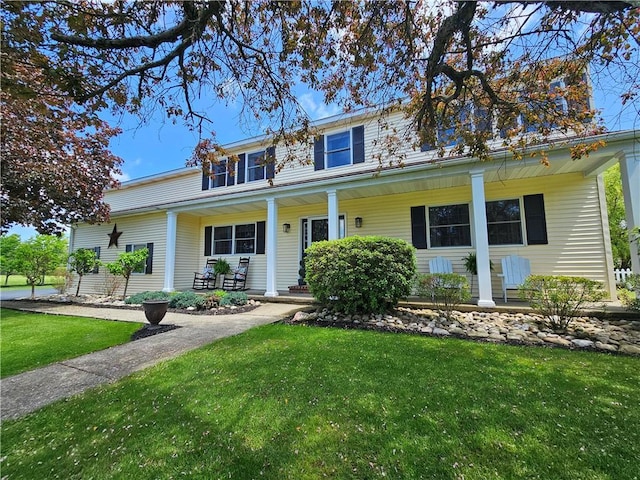 4862 Cross St, Campbell, NY 14821 - traditional home with a porch and a front yard