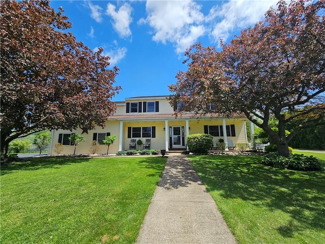 4862 Cross St, Campbell, NY 14821 - view of front facade featuring a front yard and a porch
