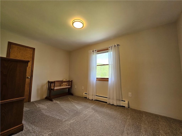 4862 Cross St, Campbell, NY 14821 - unfurnished bedroom with carpet and a baseboard radiator