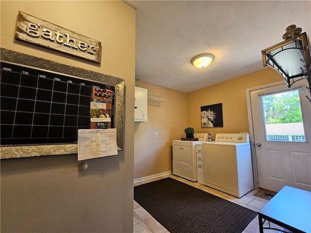 4862 Cross St, Campbell, NY 14821 - washroom with washing machine and dryer and light tile patterned floors