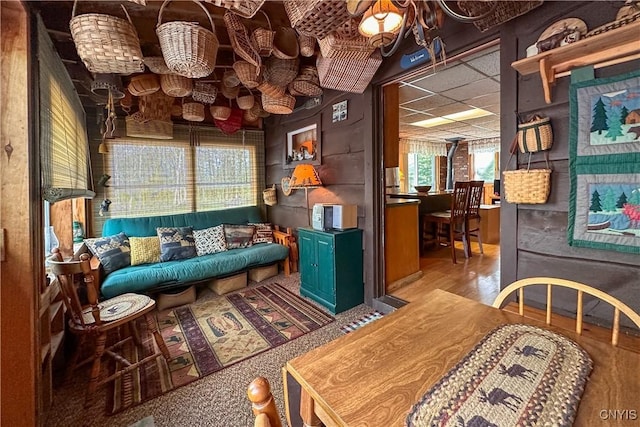 123 Mohawk Dr W, Webb, NY 13420 - living area with wood finished floors