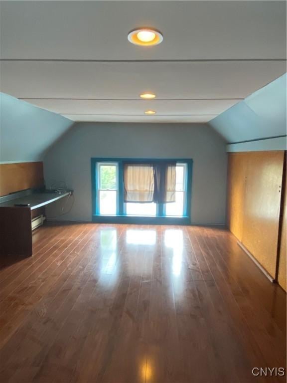 533 Mundy St, Watertown-City, NY 13601 - bonus room featuring vaulted ceiling, wood finished floors, and plenty of natural light
