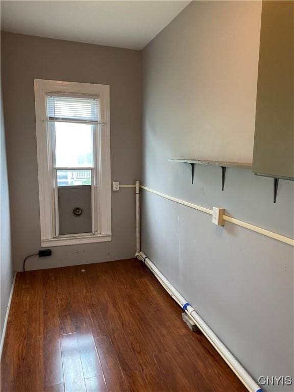 533 Mundy St, Watertown-City, NY 13601 - empty room featuring dark wood-style floors and baseboards