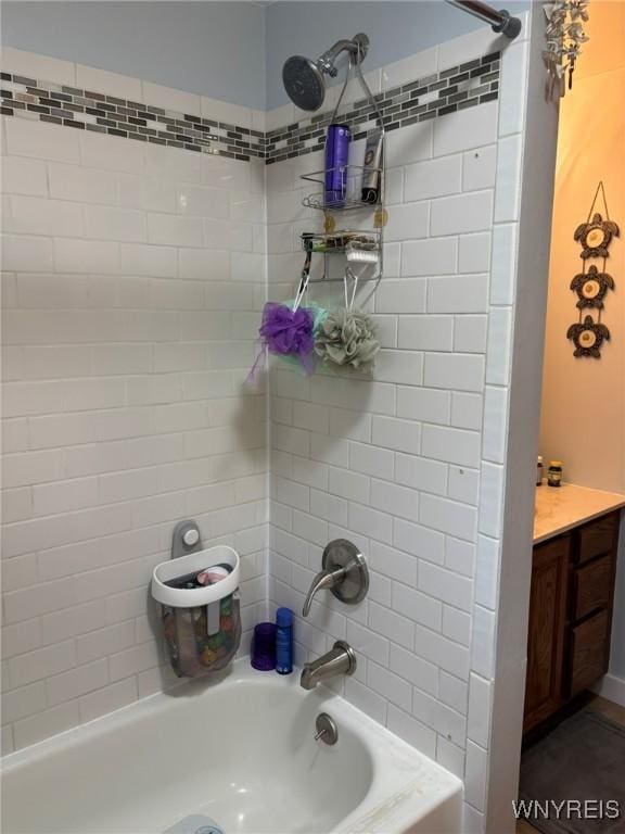 158 E Main St, Concord, NY 14141 - full bathroom with shower / washtub combination and vanity