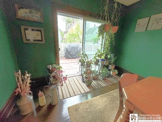 416 Robin St, Dunkirk-City, NY 14048 - dining room with wood finished floors