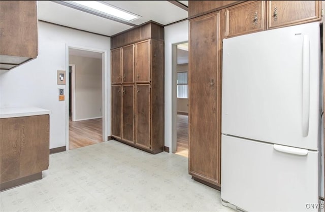 115 Stafford Dr, Rutland, NY 13612 - kitchen featuring freestanding refrigerator and light flooring