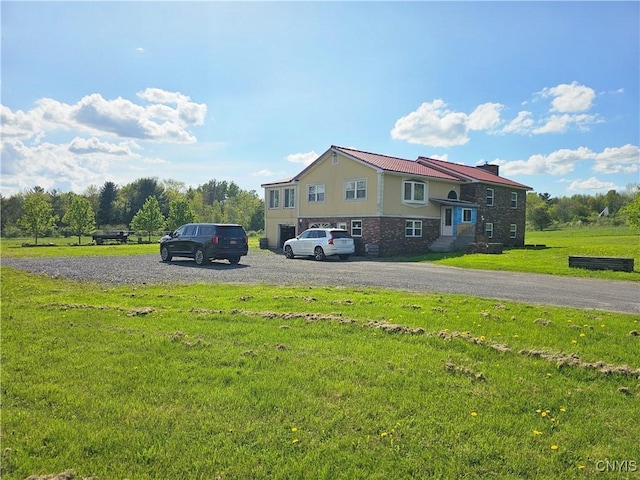 5813 Grace Rd, Deerfield, NY 13502 - view of home's exterior with a yard