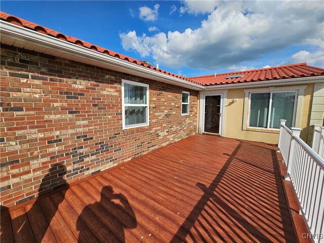 5813 Grace Rd, Deerfield, NY 13502 - view of wooden deck