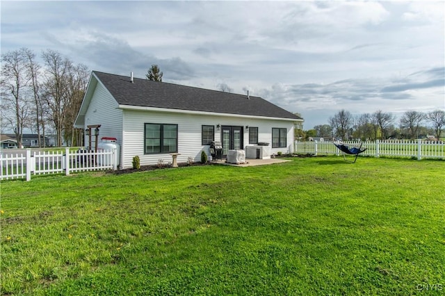 26618 Three Mile Point Rd, Lyme, NY 13622 - rear view of house featuring a patio and central air condition unit