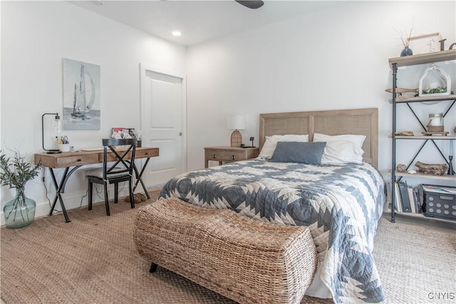 26618 Three Mile Point Rd, Lyme, NY 13622 - bedroom featuring carpet flooring and recessed lighting