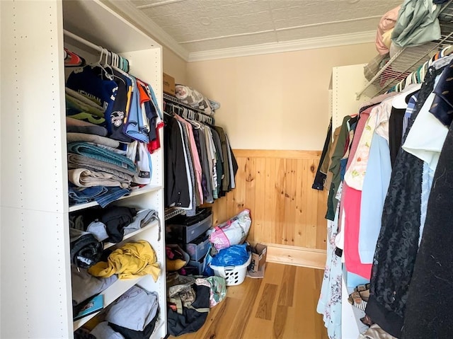 442 Front St, Owego, NY 13827 - spacious closet featuring wood finished floors