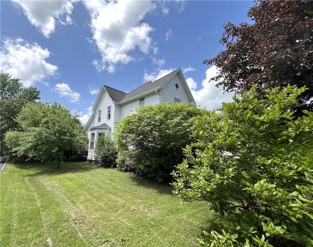 808 Center St, Horseheads, NY 14845 - view of home's exterior featuring a yard