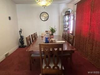 56 Blake St, Buffalo, NY 14211 - dining area with baseboards