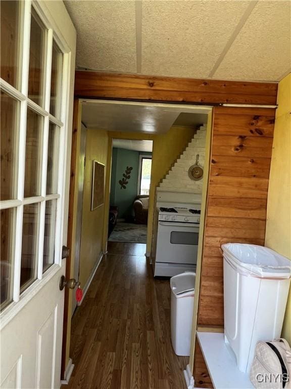 2055 Fitzgerald Pt S, Otisco, NY 13110 - hall featuring dark wood-type flooring