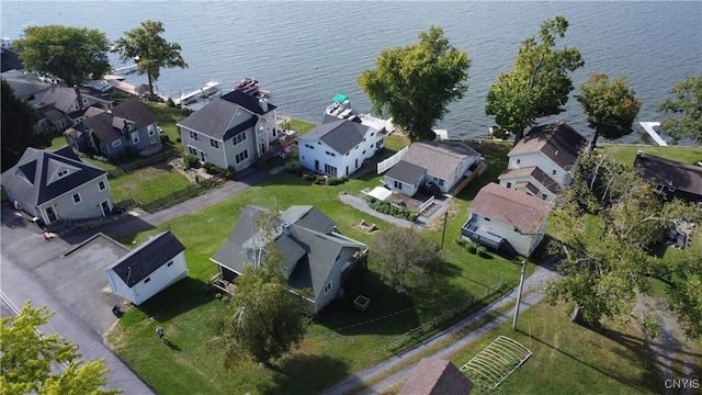 2055 Fitzgerald Pt S, Otisco, NY 13110 - aerial view of residential area with a large body of water