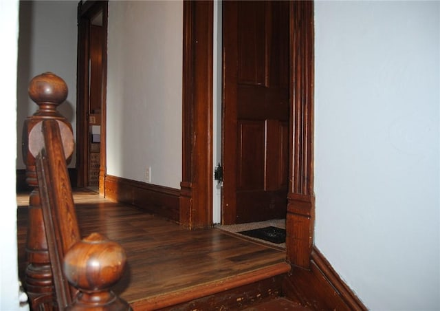 115 Lincoln St, Kane-Borough, PA 16735 - corridor with wood finished floors and baseboards