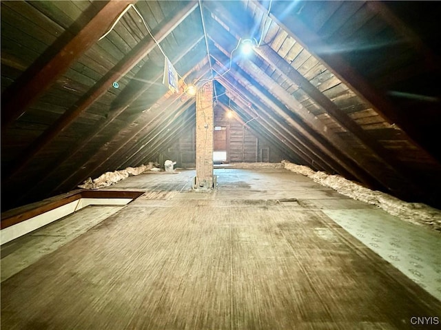 436 Mcgowan Rd, Frankfort, NY 13357 - view of unfinished attic