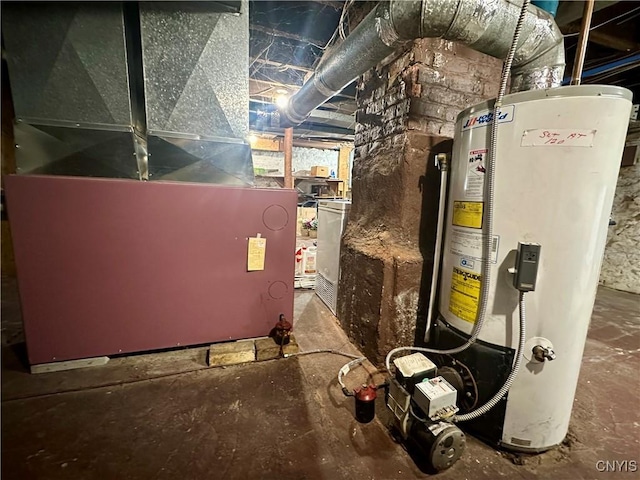 436 Mcgowan Rd, Frankfort, NY 13357 - utilities featuring water heater and heating unit