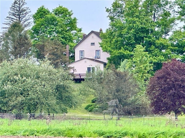 436 Mcgowan Rd, Frankfort, NY 13357 - view of side of property with a chimney
