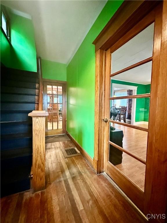436 Mcgowan Rd, Frankfort, NY 13357 - entryway featuring wood finished floors and baseboards