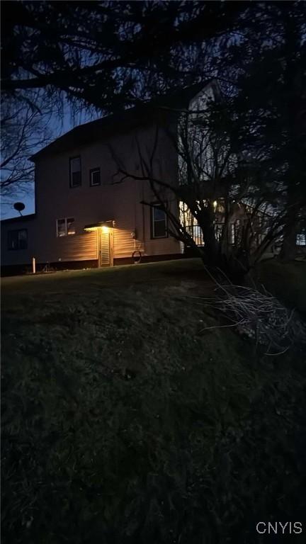 436 Mcgowan Rd, Frankfort, NY 13357 - rear view of property with stucco siding