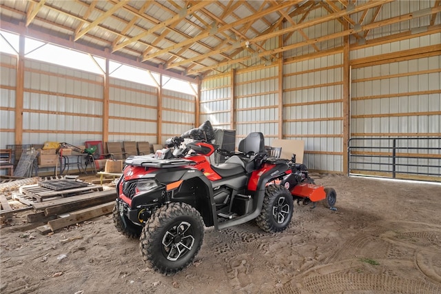 5904 Merrill Rd, Byron, NY 14422 - garage with metal wall