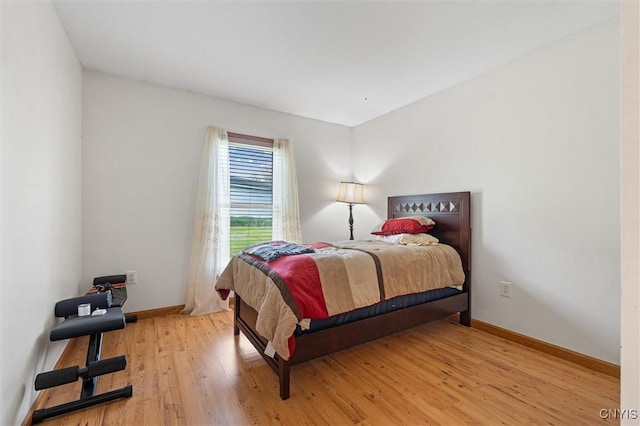 542 Lakeview Dr, Brownville, NY 13615 - bedroom featuring light wood-style flooring and baseboards