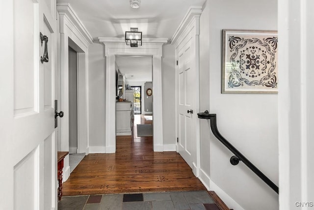 3721 Cold Springs Rd, Lysander, NY 13027 - corridor featuring baseboards