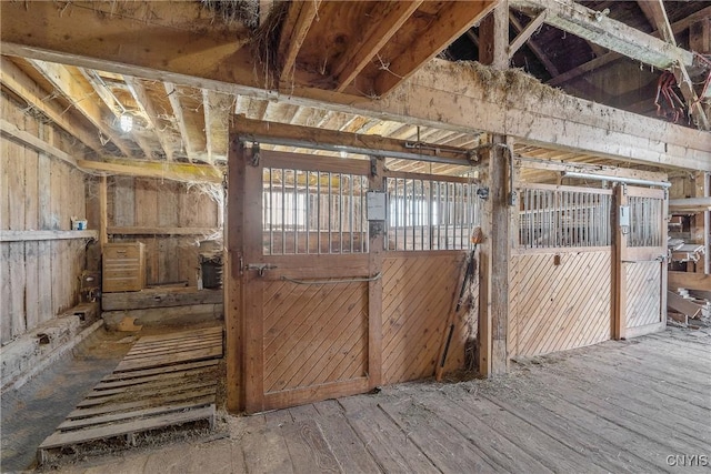 view of stable