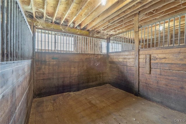 view of horse barn