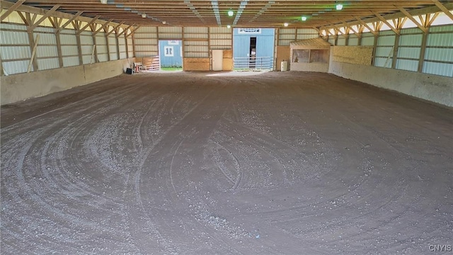 view of stable