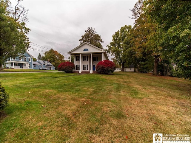 474 Fairmount Ave, Ellicott, NY 14701 - back of house featuring a yard