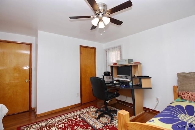 150 Leonard St, Lackawanna, NY 14218 - office space with wood finished floors and ceiling fan