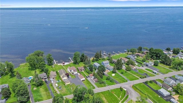 7179 Lakeshore Rd, Cicero, NY 13039 - aerial view of property and surrounding area featuring nearby suburban area and a nearby body of water