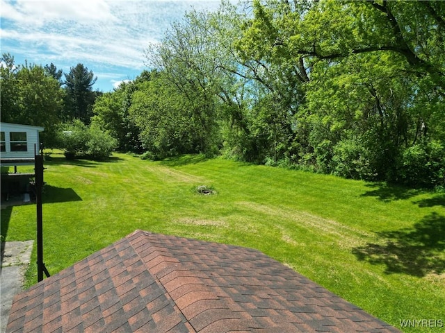 3761 S Main Street Rd, Batavia-Town, NY 14020 - view of green lawn with a patio