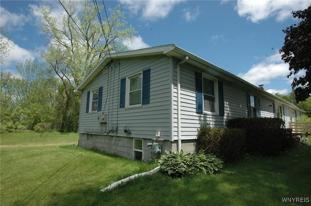 3761 S Main Street Rd, Batavia-Town, NY 14020 - view of property exterior featuring a lawn