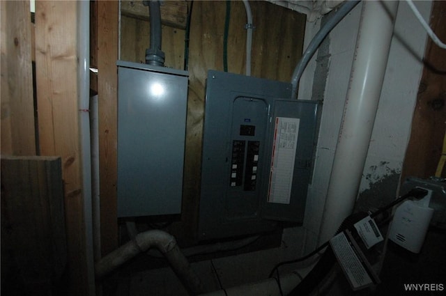 3761 S Main Street Rd, Batavia-Town, NY 14020 - utility room featuring electric panel