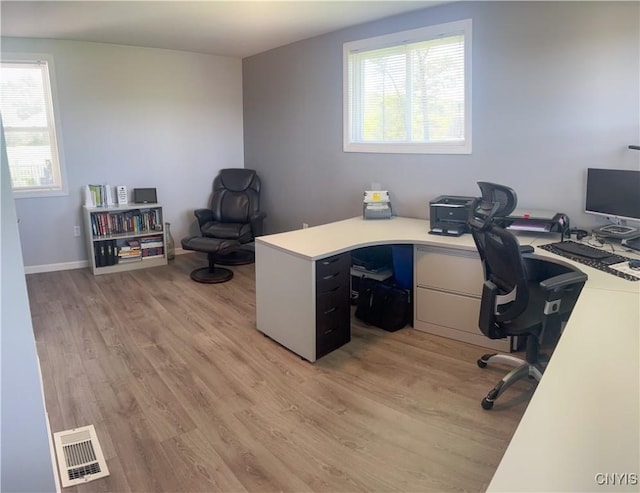 744 State Route 13, Cortlandville, NY 13045 - office space featuring light wood-type flooring and healthy amount of natural light