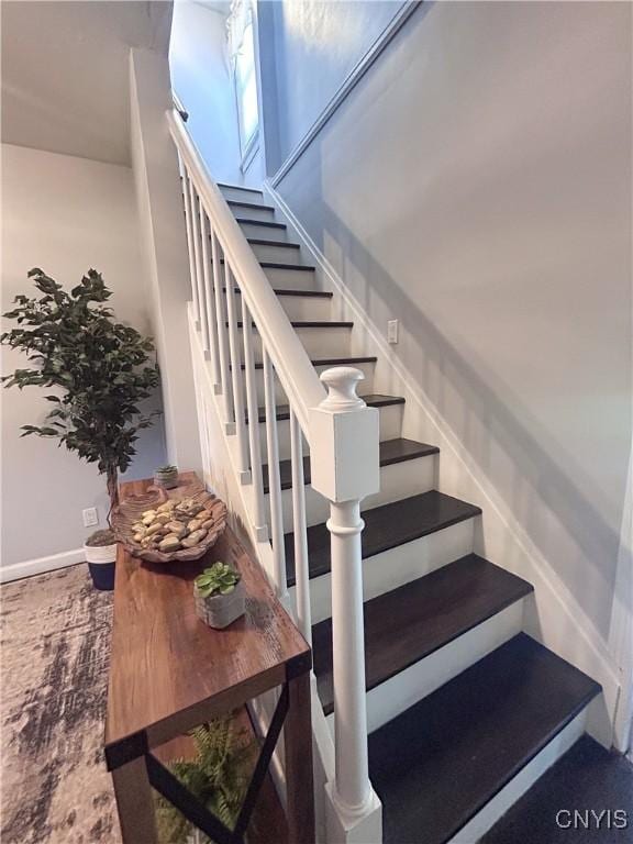 744 State Route 13, Cortlandville, NY 13045 - stairs with baseboards
