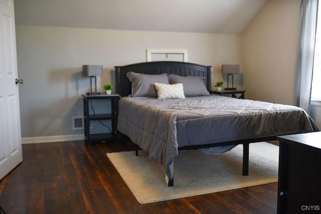 744 State Route 13, Cortlandville, NY 13045 - bedroom with lofted ceiling, wood finished floors, and baseboards
