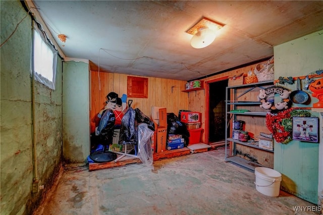 72 W 5th St, Dunkirk-City, NY 14048 - basement with wooden walls