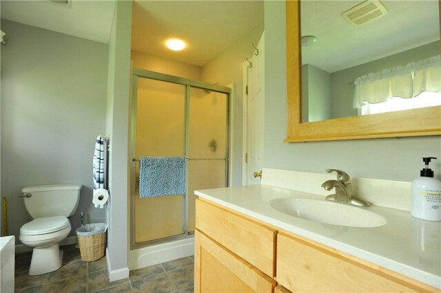 90 Davenport Rd, Big Flats, NY 14814 - full bath with vanity, a shower stall, and toilet