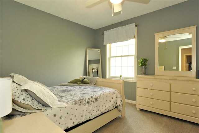 90 Davenport Rd, Big Flats, NY 14814 - carpeted bedroom featuring baseboards and ceiling fan