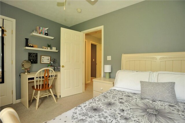 90 Davenport Rd, Big Flats, NY 14814 - carpeted bedroom with an office area, ceiling fan, and baseboards