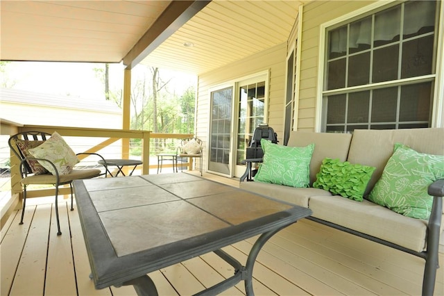 90 Davenport Rd, Big Flats, NY 14814 - view of wooden terrace