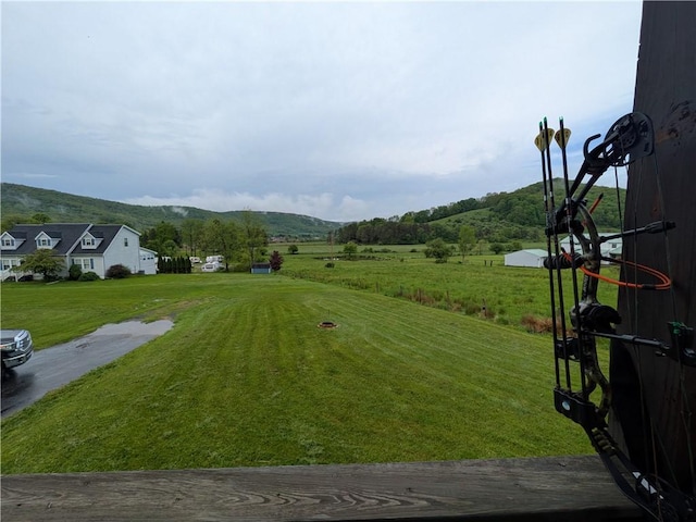 1405 W Main St, Smethport-Borough, PA 16749 - view of grassy yard featuring a mountain view