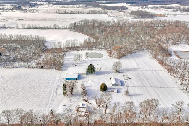 4231 Cauwels Rd, Arcadia, NY 14505 - view of snowy aerial view